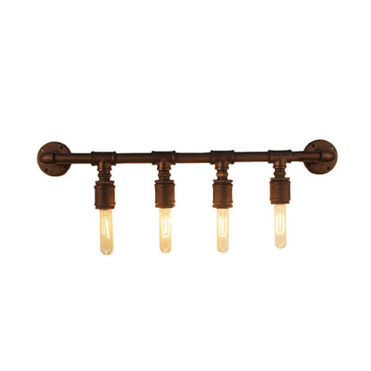 Modern Metal Pipe Wall Lamp 2/4/6 Lights