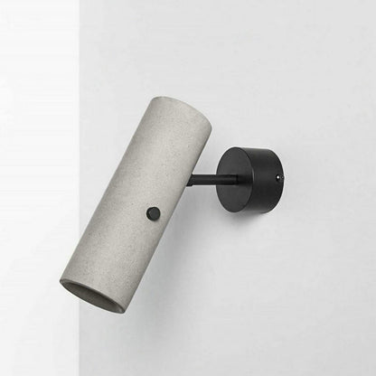 Simple Grey LED Wall Spotlight with Adjustable Arm