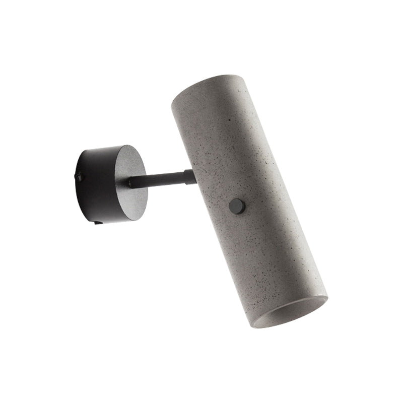 Simple Grey LED Wall Spotlight with Adjustable Arm