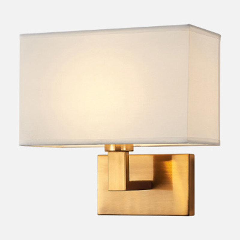 Simple Linen Shade Table Lamp with Adjustable Arm