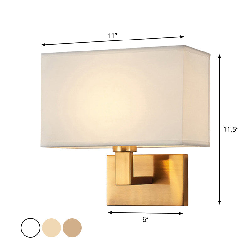 Simple Linen Shade Table Lamp with Adjustable Arm