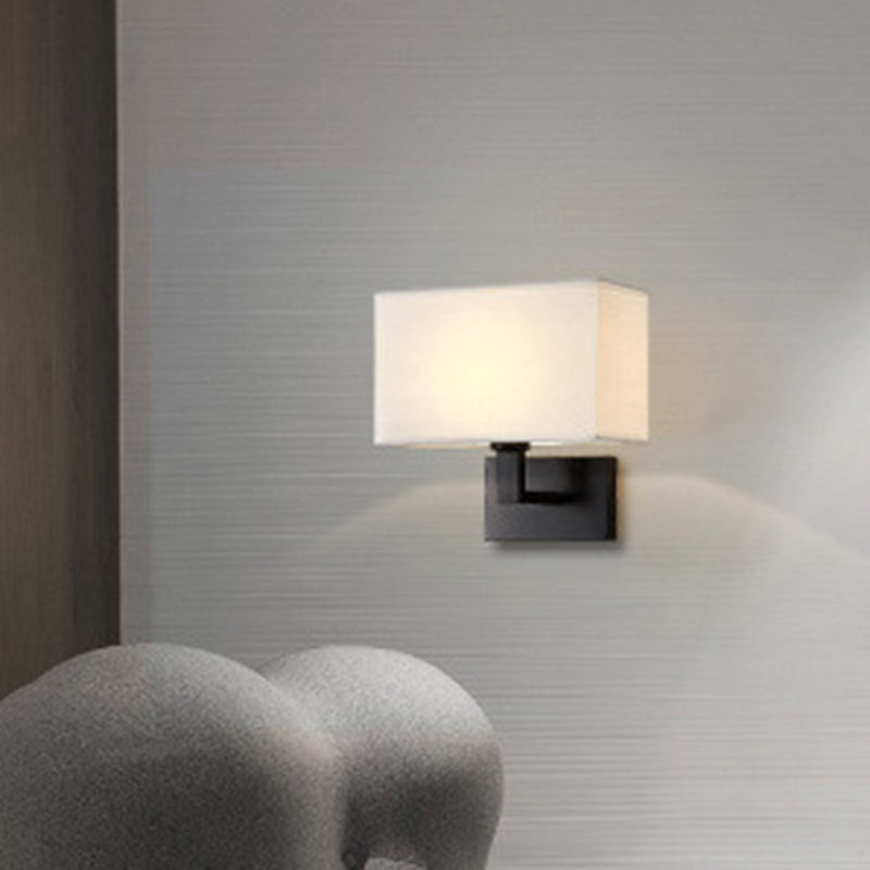 Simple Linen Shade Table Lamp with Adjustable Arm