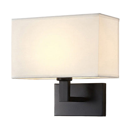 Simple Linen Shade Table Lamp with Adjustable Arm