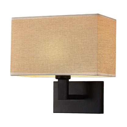 Simple Linen Shade Table Lamp with Adjustable Arm
