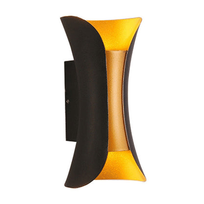 Contemporary 2 Light Metal LED Sconce