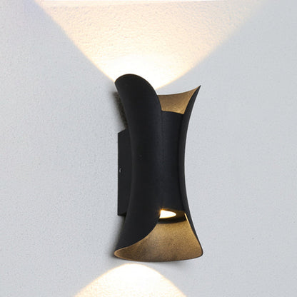 Contemporary 2 Light Metal LED Sconce