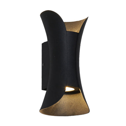 Contemporary 2 Light Metal LED Sconce