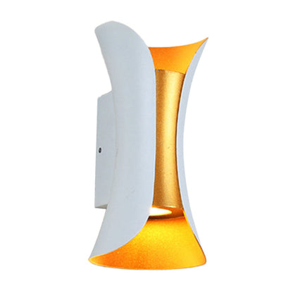 Contemporary 2 Light Metal LED Sconce