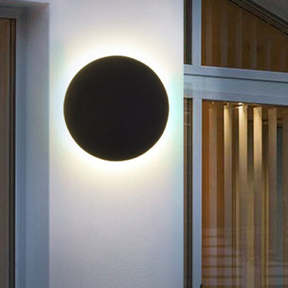 Sleek Black LED Wall Light Modern Aluminum Sconce - Cofik
