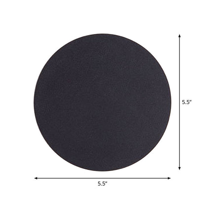 Sleek Black LED Wall Light Modern Aluminum Sconce