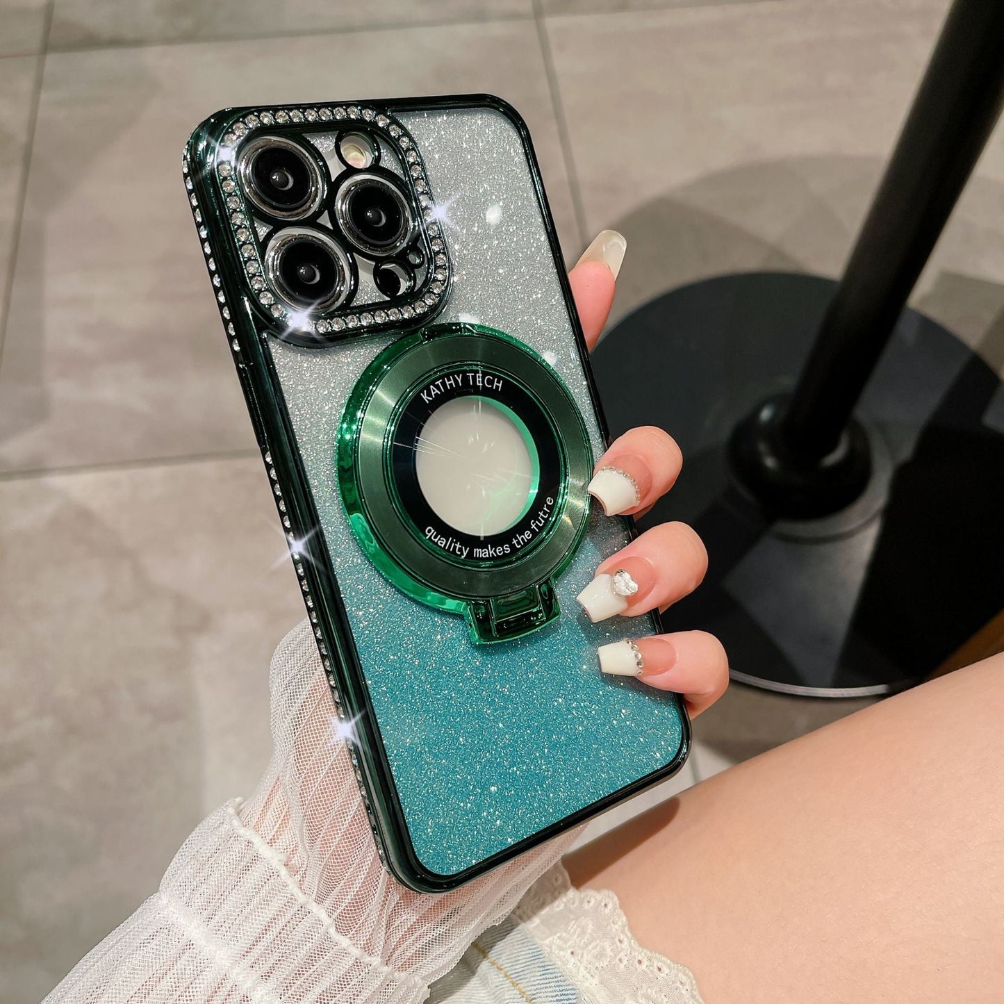 Sparkly Diamond Phone Ring Holder for iPhone