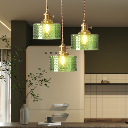 Classic Elegant Glass Drop Pendant Light