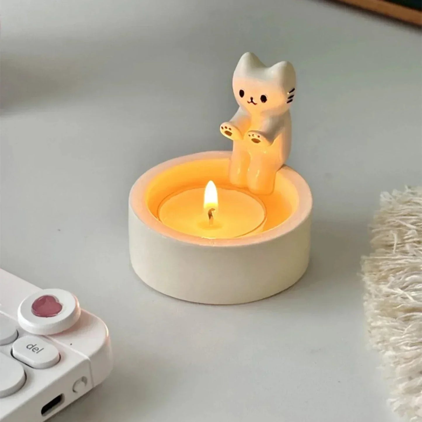 Adorable Kitty Tea Light Holders