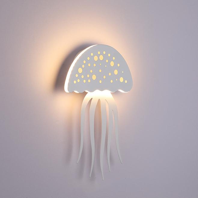 Stylish 1-Light LED Jellyfish Wall Lamp