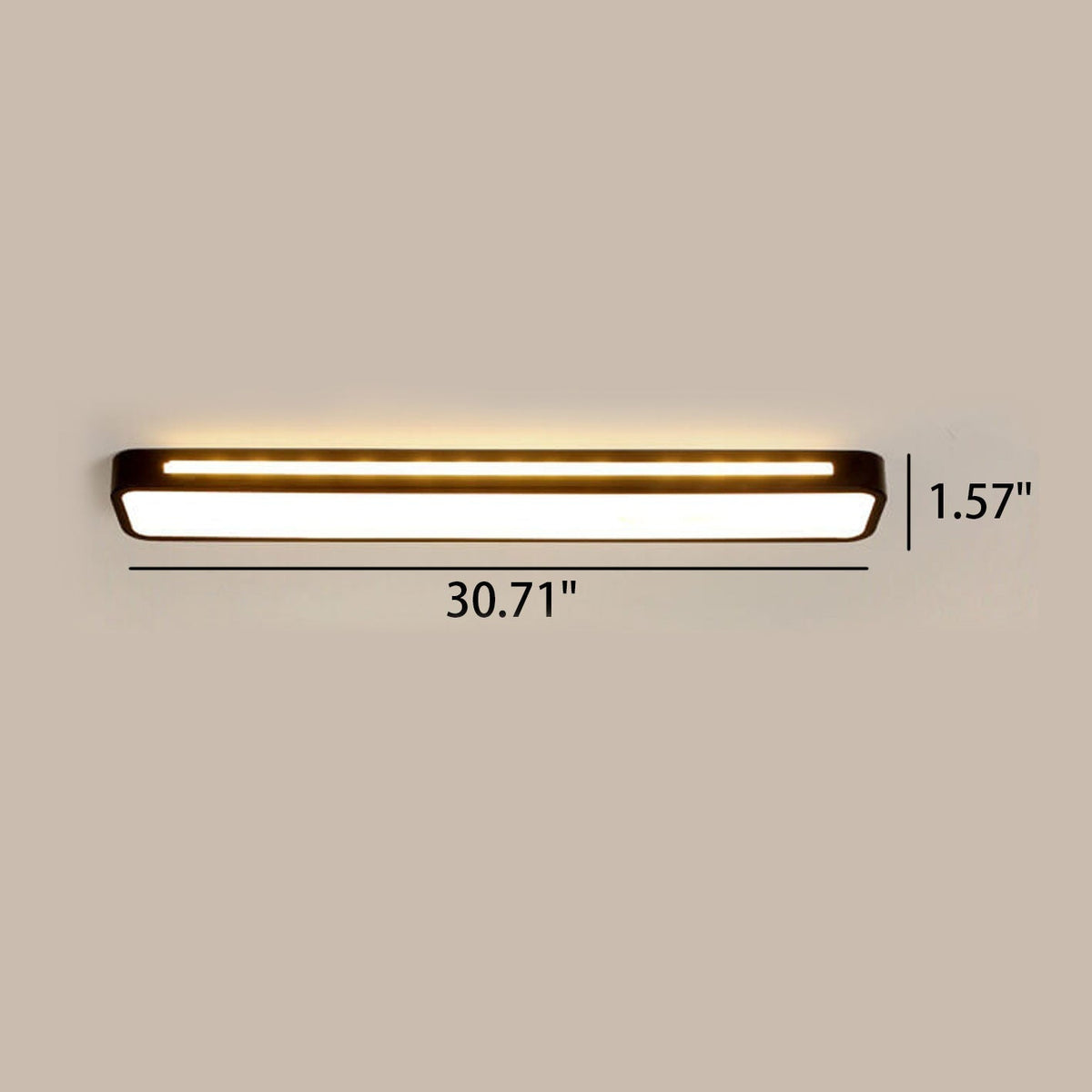 Slim LED Ceiling Light Fixtures for Bedroom Hallway