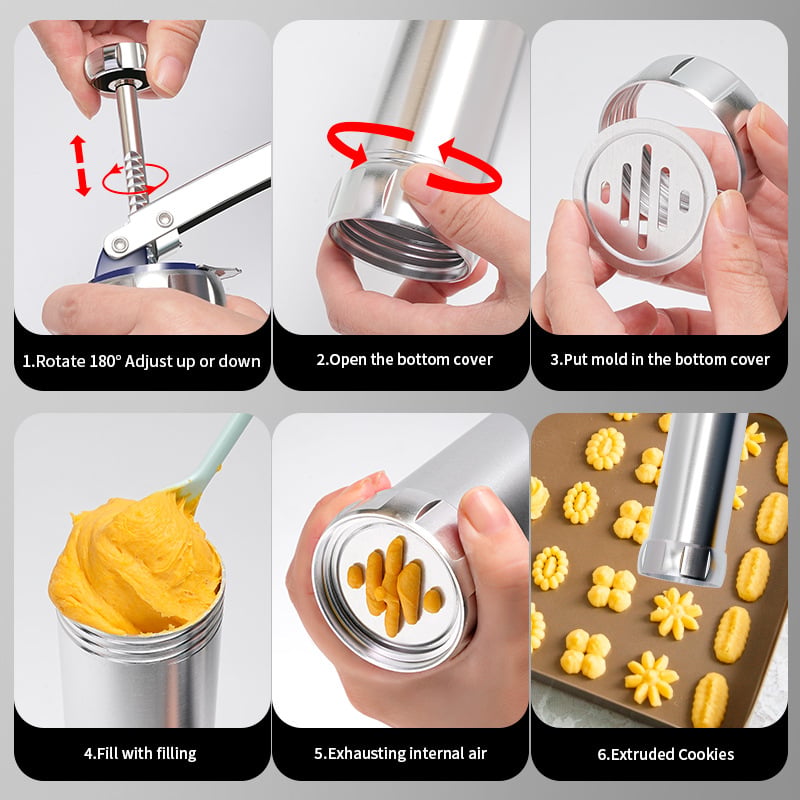 Easy Bake Cookie Maker Kit with 20 Discs & Tips