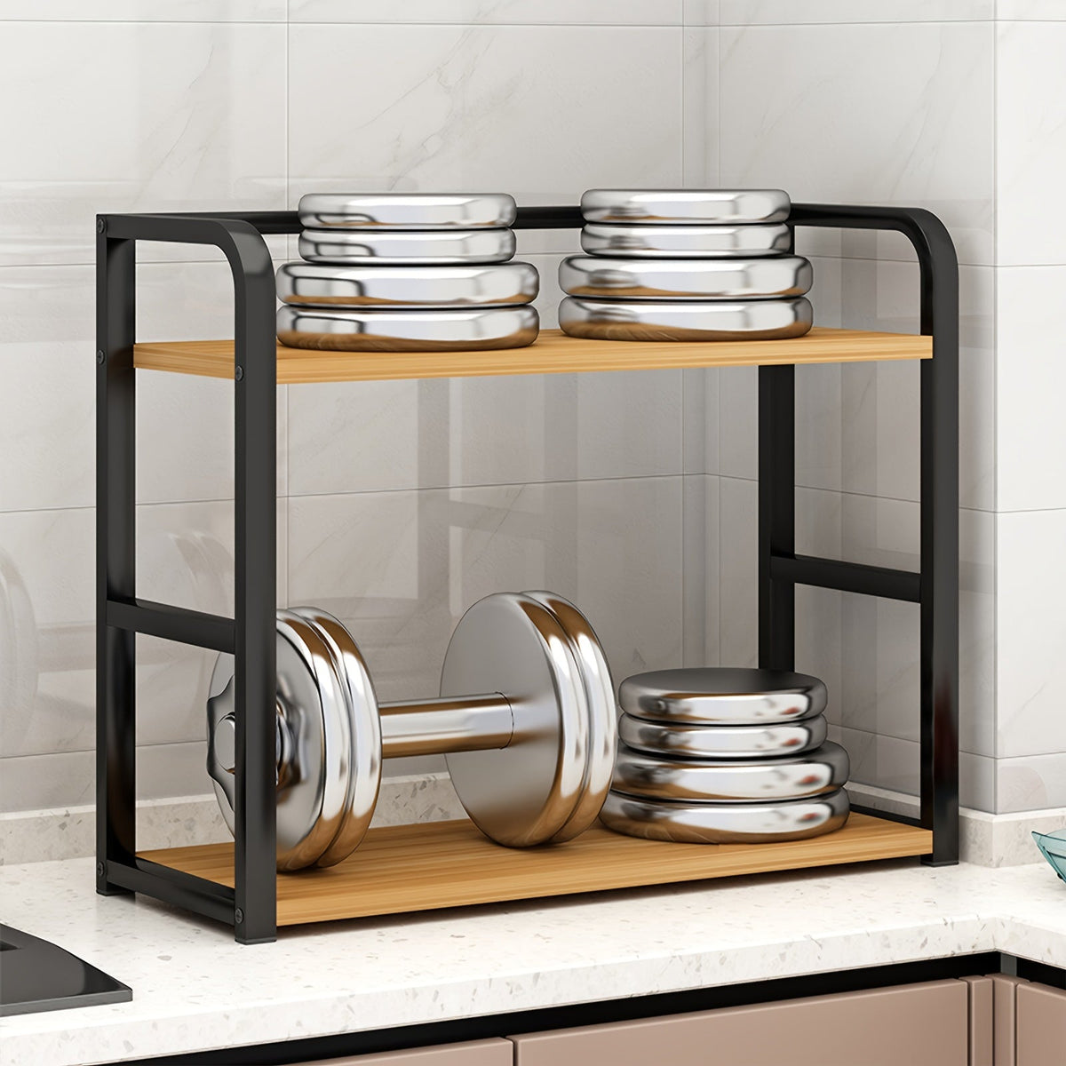 Modern Stainless Steel Kitchen Rack