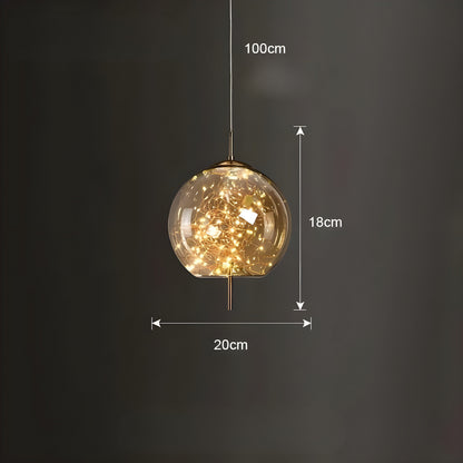 Stylish LED Hanging Star Light Fixture