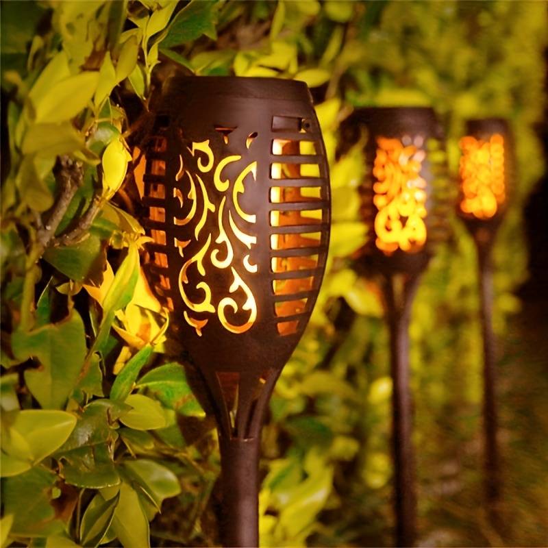 Outdoor Solar Powered Flame Light Torch