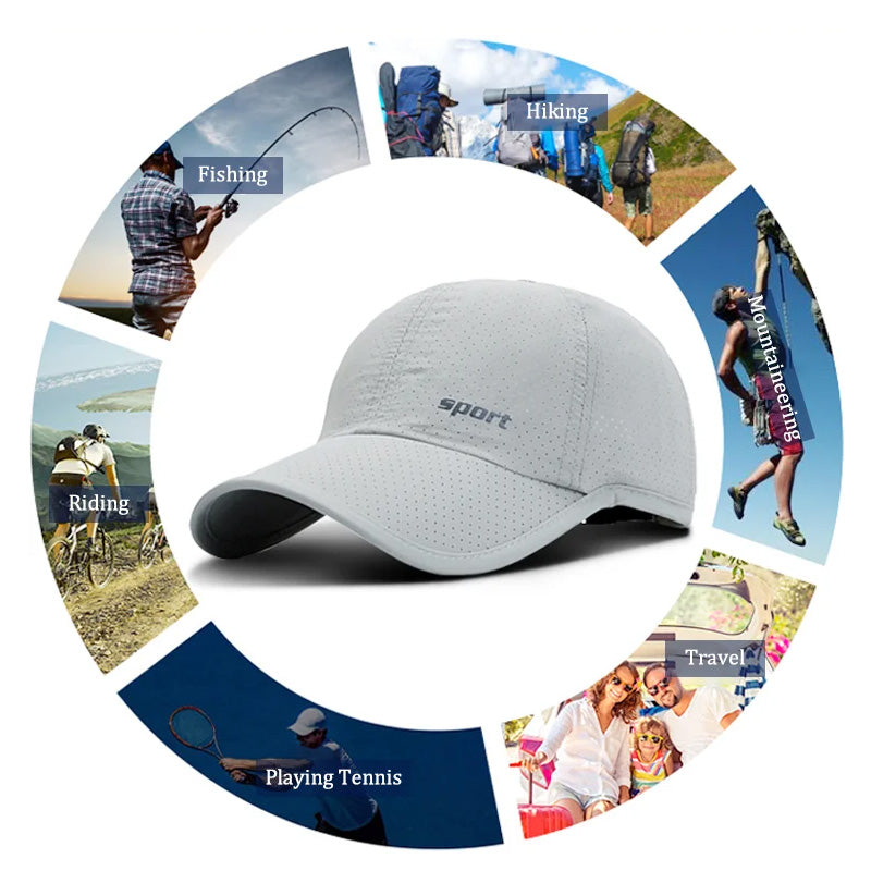Lightweight Sun Hat with Wide Brim