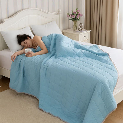 Breathable Cool Blanket for Night Sweats Relief