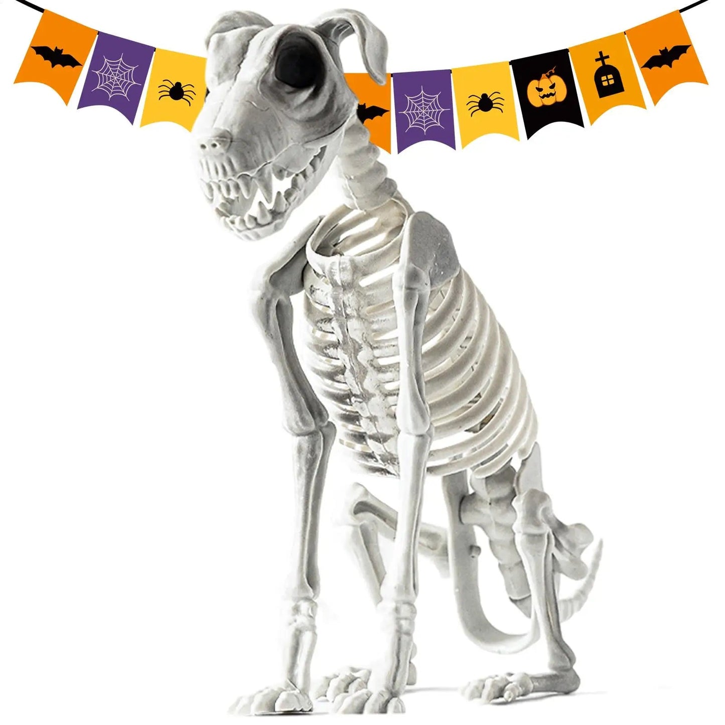 Creepy Skull Pet Halloween Decoration Figure