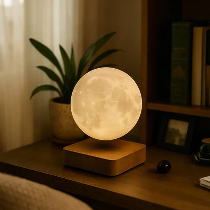 Floating Orb LED Desk Lamp