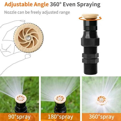 Rotating Lawn Sprinkler System – Adjustable Water Sprayer