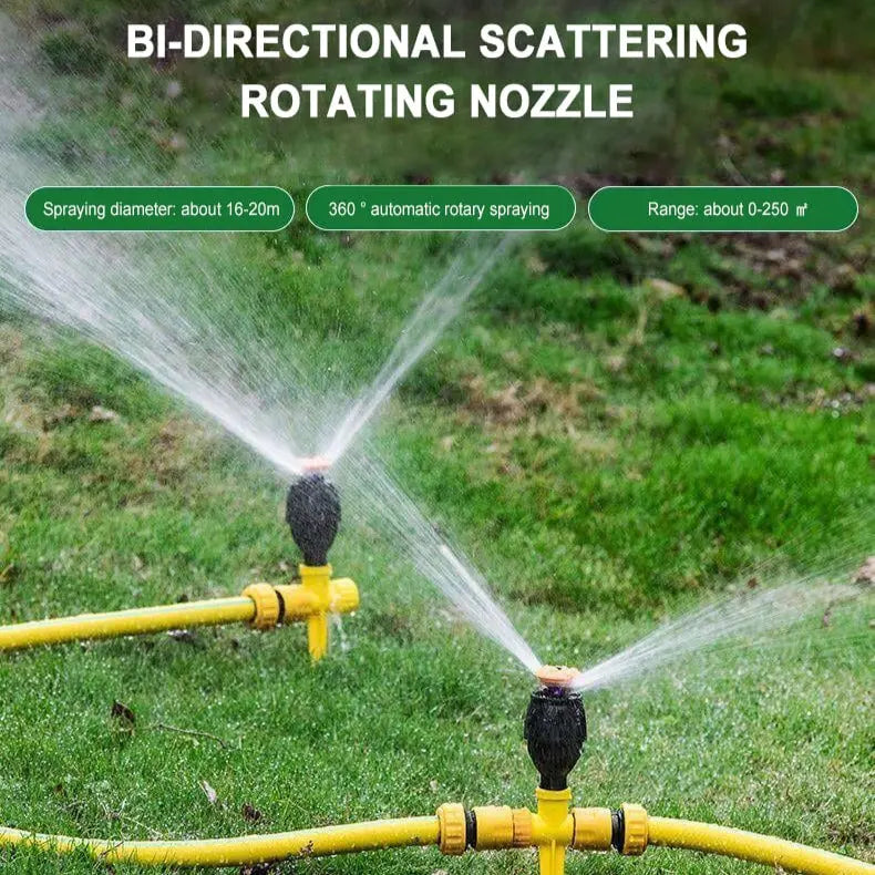 Rotating Lawn Sprinkler System – Adjustable Water Sprayer