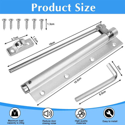 Easy Fit Automatic Door Hinge - Quiet and Secure