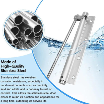 Easy Fit Automatic Door Hinge - Quiet and Secure