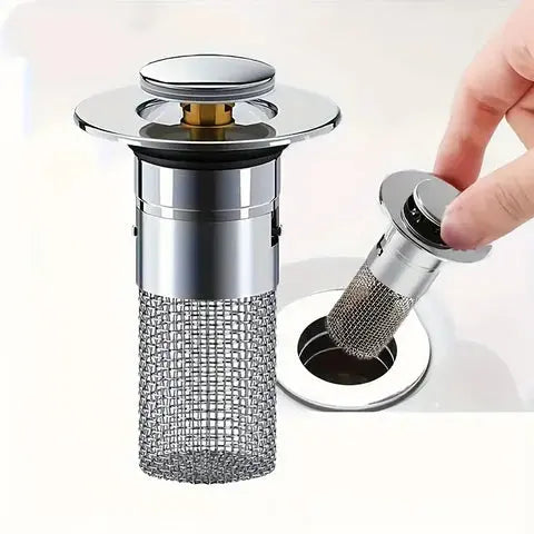 Easy Clean Stainless Steel Sink Drain Strainer - Cofik