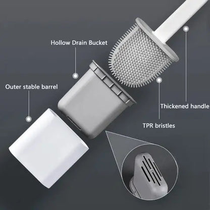 Effective Soft Bristle Toilet Brush for Scratch Free Cleaning