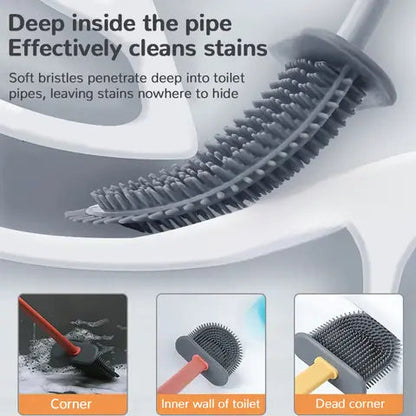 Effective Soft Bristle Toilet Brush for Scratch Free Cleaning