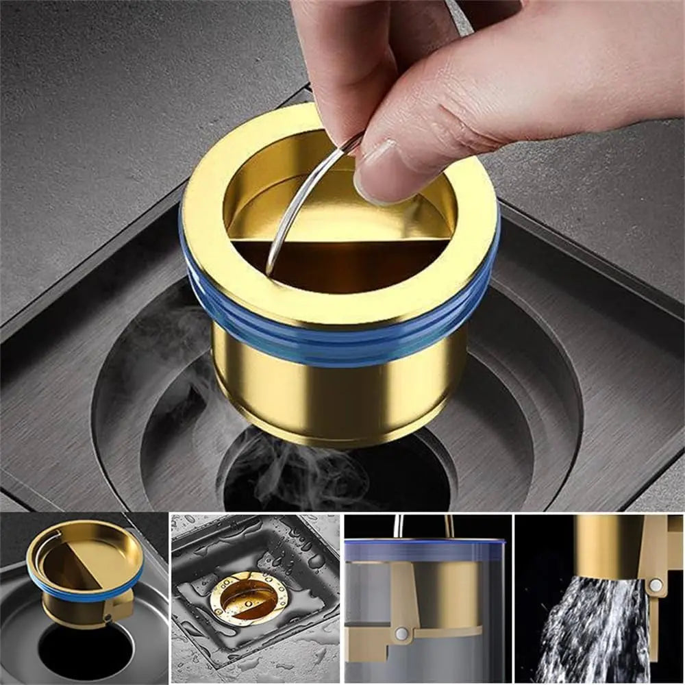 Brass Floor Drain Filter - Anti Odor Hair Catcher