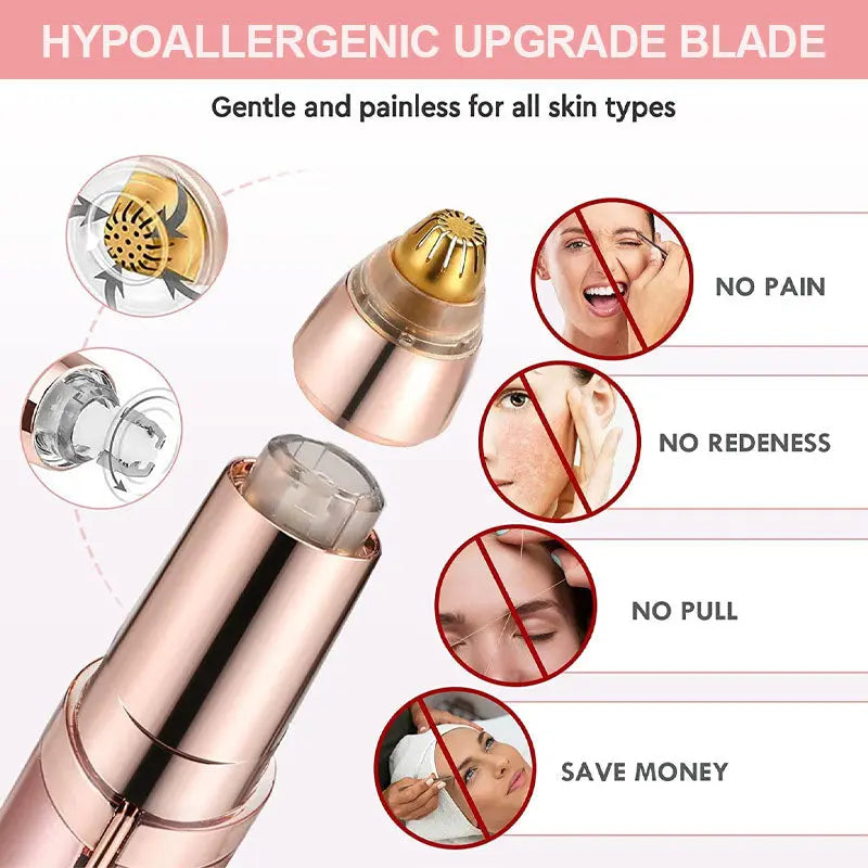 Easy Electric Brow Trimmer for Smooth Hair Removal