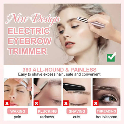 Easy Electric Brow Trimmer for Smooth Hair Removal