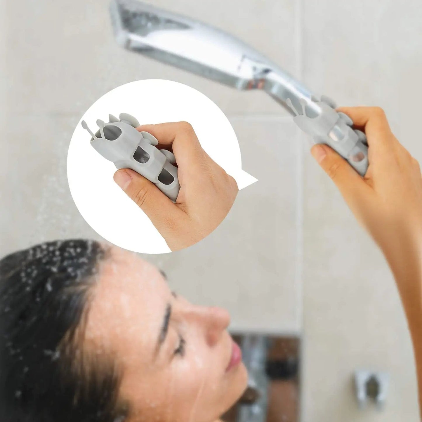 Easy Install Shower Head Holder with Powerful Suction