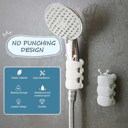 Easy Install Shower Head Holder with Powerful Suction