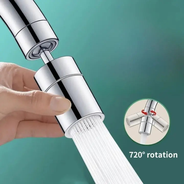 360° Kitchen Faucet Spray Nozzle - 2 Mode Water Saver