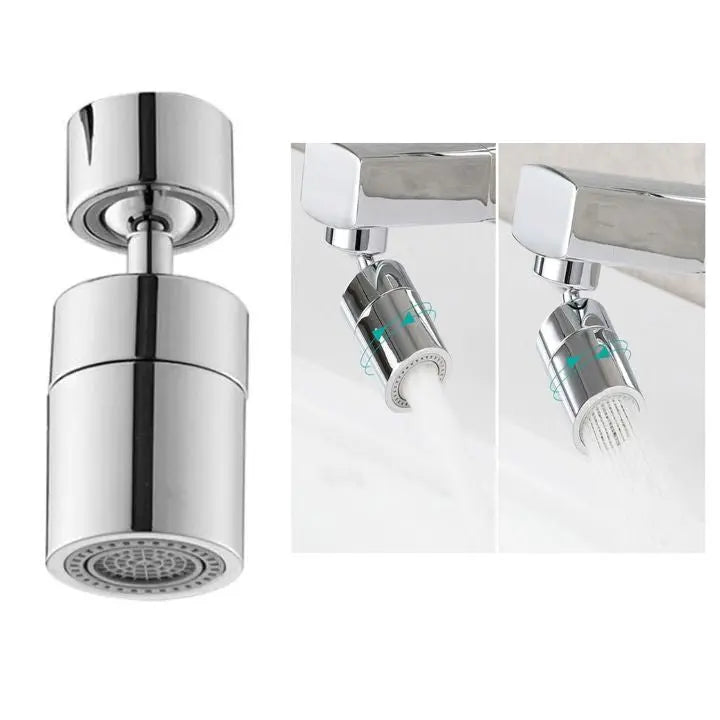 360° Kitchen Faucet Spray Nozzle - 2 Mode Water Saver