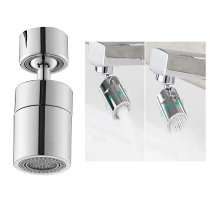 360° Kitchen Faucet Spray Nozzle - 2 Mode Water Saver