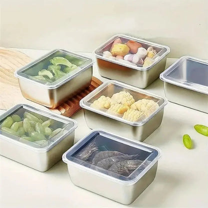 Durable Steel Storage Container with Tight Lid - Cofik