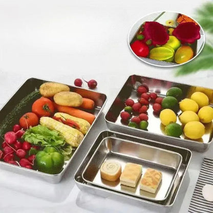 Durable Steel Storage Container with Tight Lid