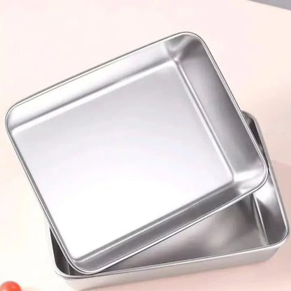 Durable Steel Storage Container with Tight Lid