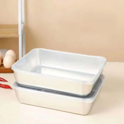 Durable Steel Storage Container with Tight Lid