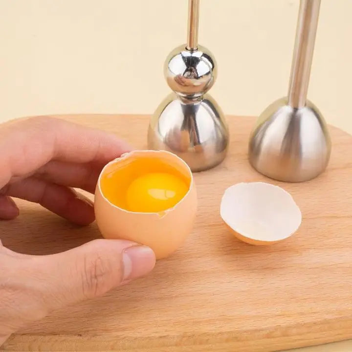 Easy Crack Stainless Steel Egg Cracker