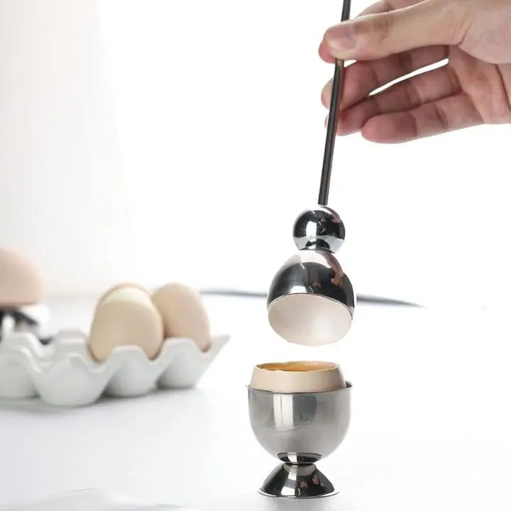 Easy Crack Stainless Steel Egg Cracker