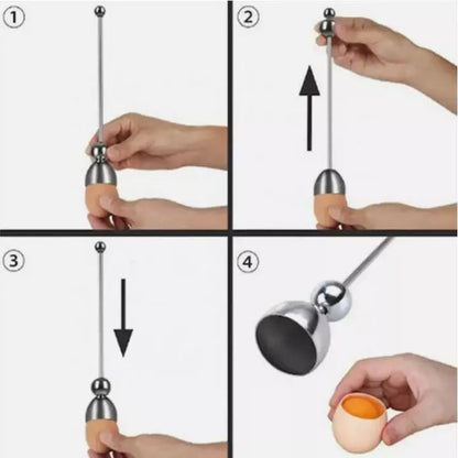 Easy Crack Stainless Steel Egg Cracker