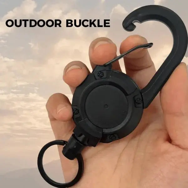 Practical Keychain with Extendable Cable